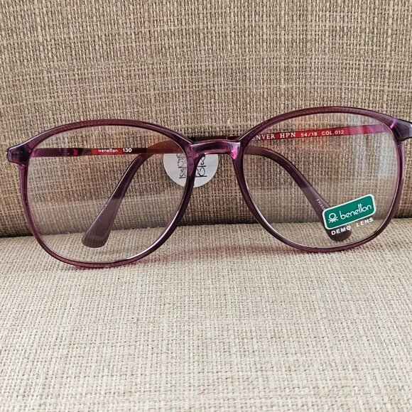 Benetton Women Glassses Frame Purple DENVER HPN 54[]18 130 Eyeglasses New main image 12